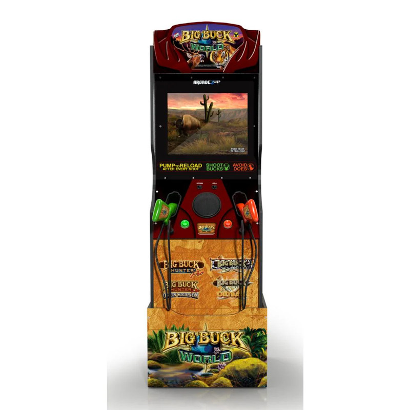 Arcade1up Big Buck World Arcade Machine - ماكينة ألعاب